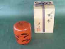 茶道具　山中塗　倉山直彦作　玄々斎好　曙棗　共箱　V　7010 Amazon.co.jp: 茶道具 山中塗 倉山直彦作 玄々斎好 曙棗 共箱 V